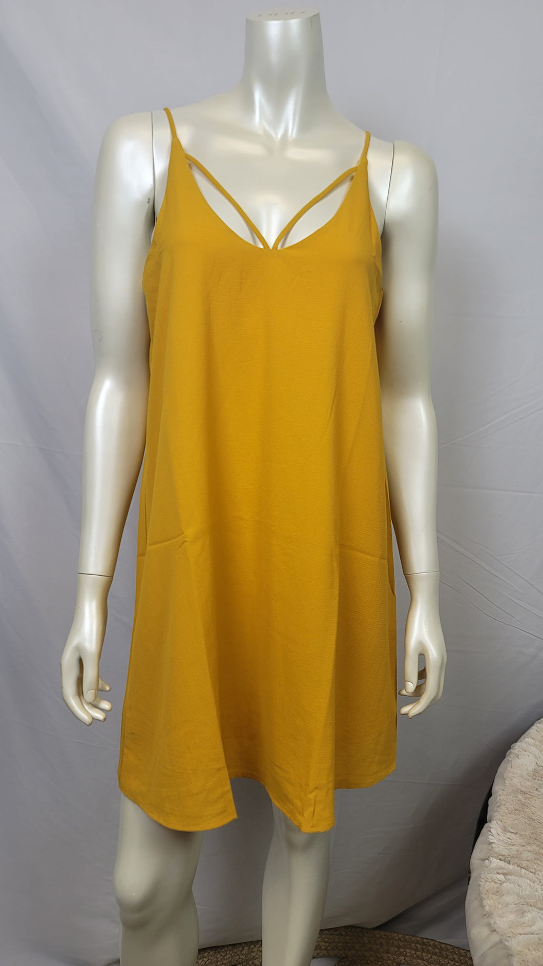 Yellow Shift Dress